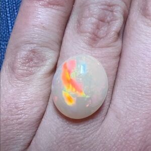Huge Fire Opal 🔥 Loose Gemstone - 17mm 14mm